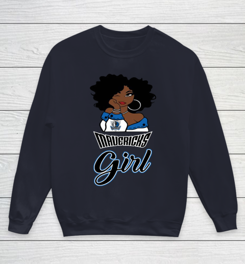 Dallas Mavericks Girl NBA Youth Sweatshirt 3