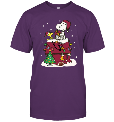 wrxs a happy christmas with arizona cardinals snoopy jersey t shirt 60 front team purple