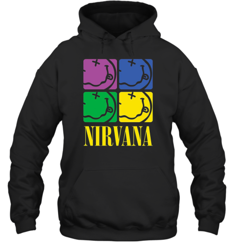 Nirvana Four Smiley Face Visionary Hoodie
