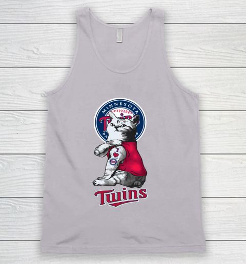 MLB Baseball My Cat Loves Minnesota Twins Tank Top 3