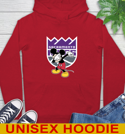Sacramento Kings NBA Basketball Dabbing Mickey Disney Sports Hoodie 10
