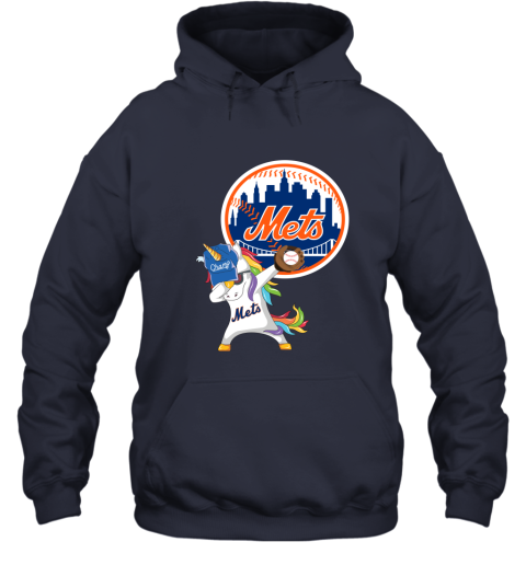 Hip Hop Dabbing Unicorn Flippin Love New York Mets Hoodie