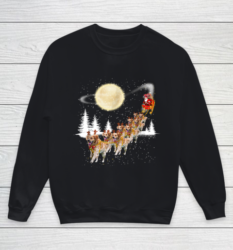 Golden Retriever Reindeer Christmas Youth Sweatshirt