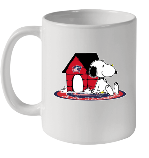 NHL Hockey Columbus Blue Jackets Snoopy The Peanuts Movie Shirt Ceramic Mug 11oz