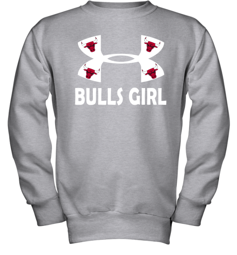 NBA Chicago Bulls Girl Under Armour Basketball Sports 0EZXGuBjCRS youth sweatshirt 47 95 151514 front sport grey