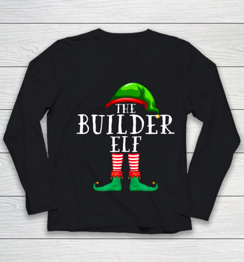 The Builder Elf Matching Family Christmas Funny Youth Long Sleeve