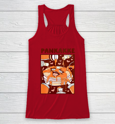 Pankakke Food Funny Cake Cupkakke Racerback Tank 4