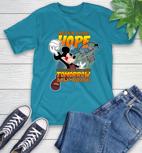 Cleveland Cavaliers NBA Basketball Mickey Disney Never Lose Hope T-Shirt 9