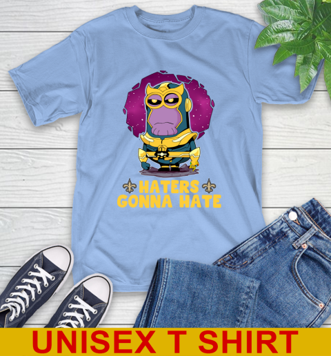 NFL Football New Orleans Saints Haters Gonna Hate Thanos Minion Marvel Shirt T-Shirt 11