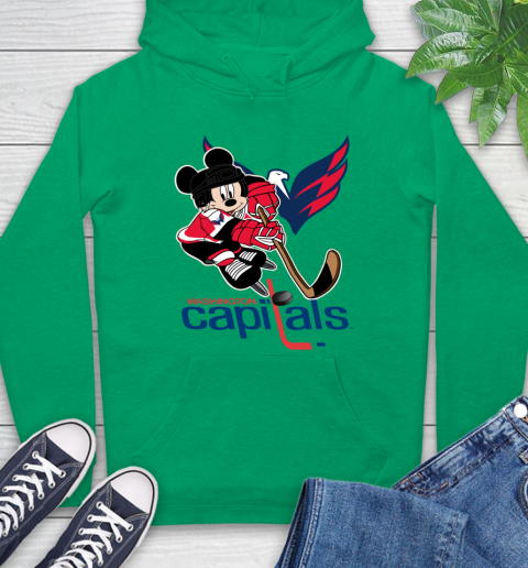 NHL Washington Capitals Mickey Mouse Disney Hockey T Shirt Hoodie 8