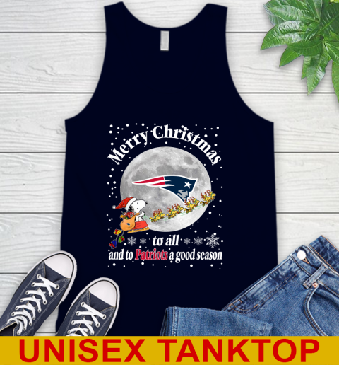 New England Patriots Merry Christmas To All And To Patriots A Good Season NFL Football Sports Tank Top 2