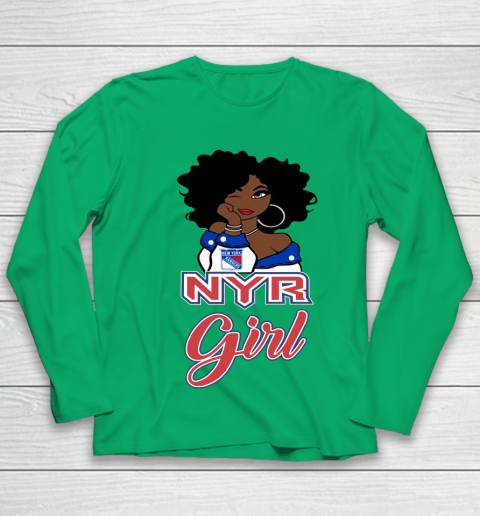 New York Rangers Girl NHL Youth Long Sleeve 6