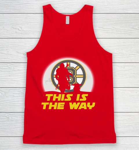Boston Bruins NHL Ice Hockey Star Wars Yoda And Mandalorian This Is The Way Tank Top 5