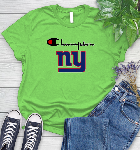 NFL Football New York Giants Champion Shirt Women's T-Shirt 7