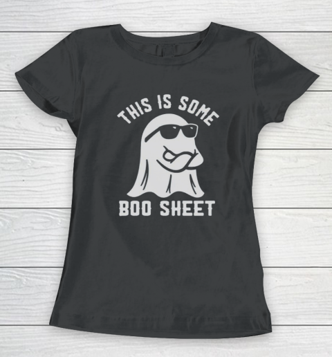 This Is Some Boo Sheet Shirt Funny Ghost Spooky Cute Women's T-Shirt