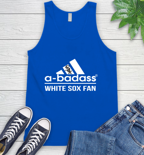 MLB A Badass Chicago White Sox Fan Adidas Baseball Sports Tank Top 4