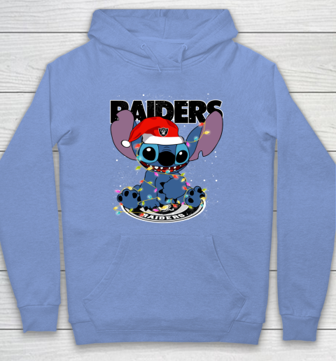 Oakland Raiders NFL Football noel stitch Christmas Hoodie 7