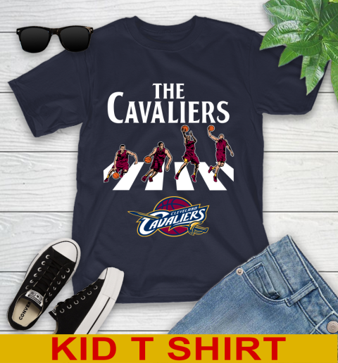 NBA Basketball Cleveland Cavaliers The Beatles Rock Band Shirt Youth T-Shirt 2