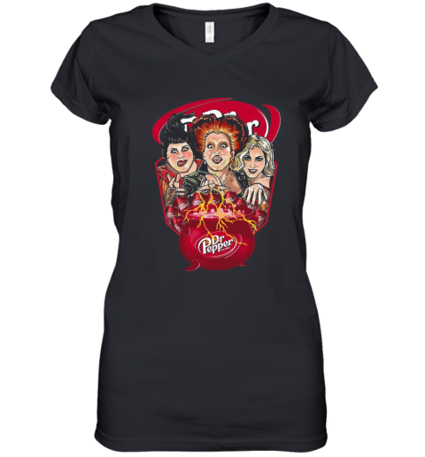Hocus Pocus Dr Pepper Women's V-Neck T-Shirt