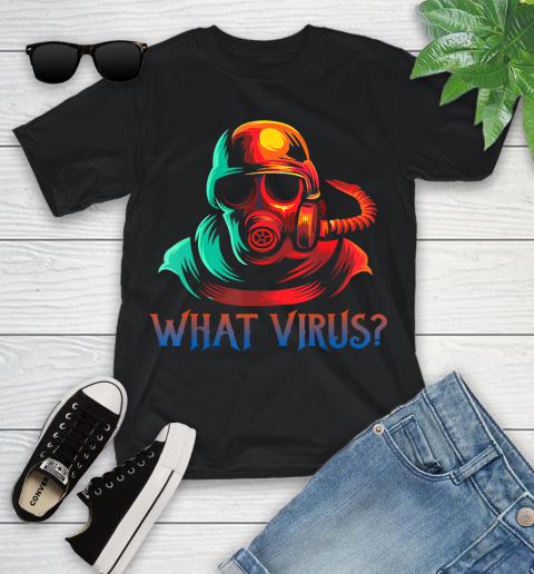 Nurse Shirt Military And Safety Gas Mask Disease and Virus T Shirt Youth T-Shirt