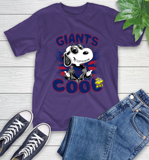 NFL Football New York Giants Cool Snoopy Shirt T-Shirt 5