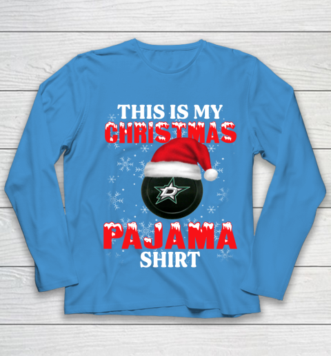 Dallas Stars This Is My Christmas Pajama Shirt NHL Youth Long Sleeve 5