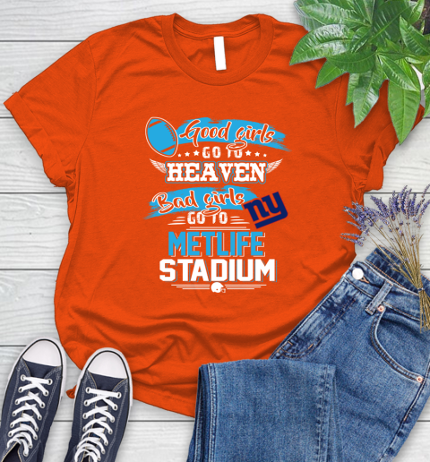 New York Giants NFL Bad Girls Go To Metlife Stadium Shirt Women's T-Shirt 3
