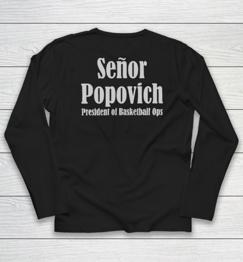 Coach Pop El Jefe (print on front and back) Long Sleeve T-Shirt 7