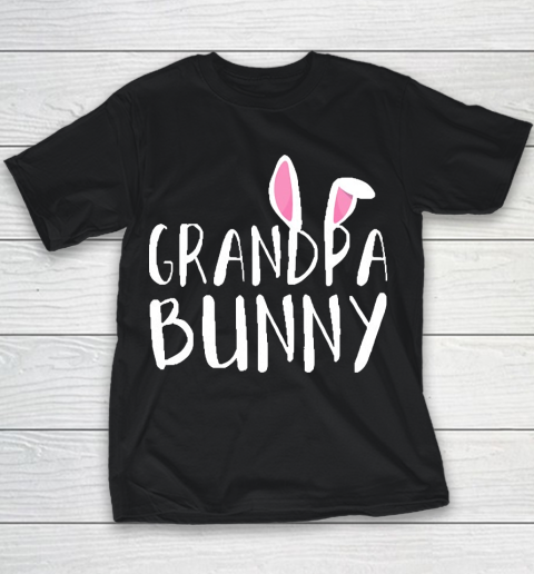 Grandpa Funny Gift Apparel  Easter Grandpa Bunny Paps Family Matching Youth T-Shirt