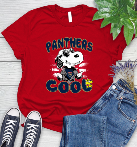 NHL Hockey Florida Panthers Cool Snoopy Shirt Women's T-Shirt 12 NHL Hockey Florida Panthers Cool Snoopy Shirt Women's T-Shirt - Image 12