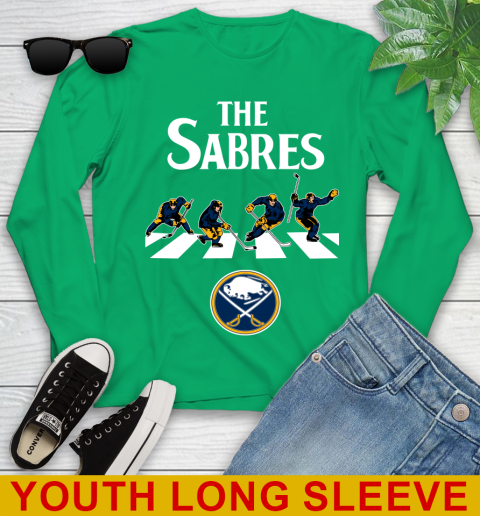 NHL Hockey Buffalo Sabres The Beatles Rock Band Shirt Youth Long Sleeve 7