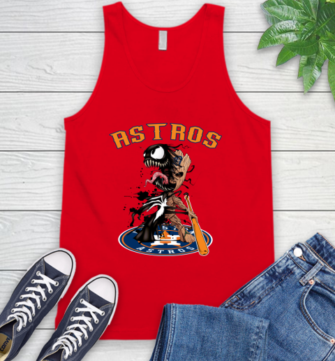 MLB Houston Astros Baseball Venom Groot Guardians Of The Galaxy Tank Top 6