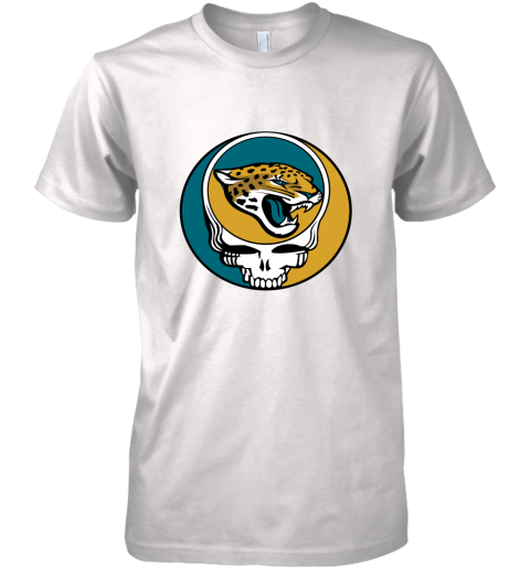 NFL Team Jacksonville Jaguars x Grateful Dead Logo Band Premium Men's T-Shirt