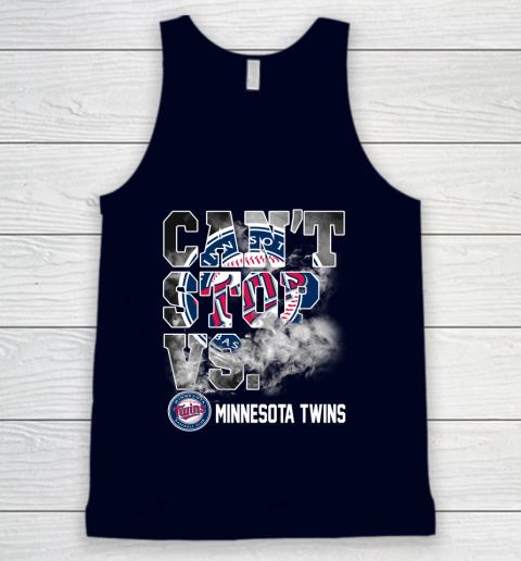 MLB Minnesota Twins Baseball Can't Stop Vs Twins Tank Top 2