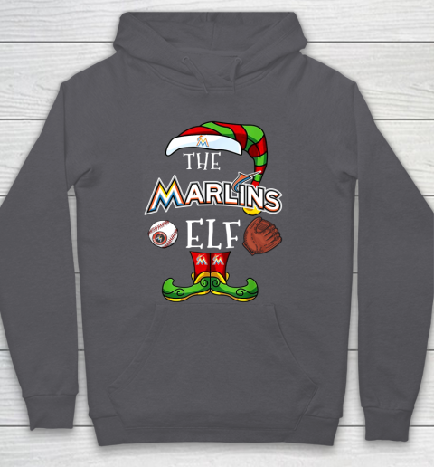 Miami Marlins Christmas ELF Funny MLB Hoodie 4