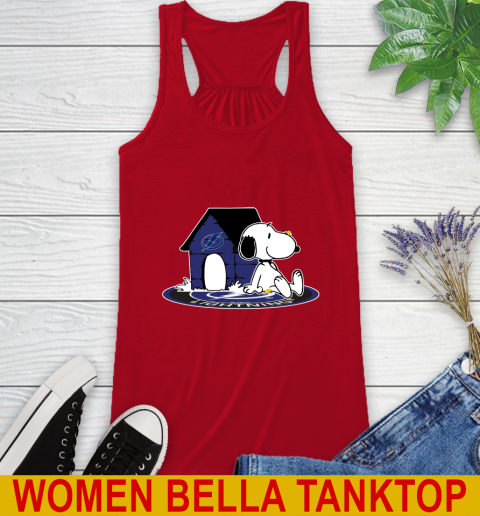 NHL Hockey Tampa Bay Lightning Snoopy The Peanuts Movie Shirt Racerback Tank 6