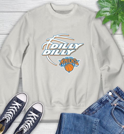 NBA New York Knicks Dilly Dilly Basketball Sports Sweatshirt 12