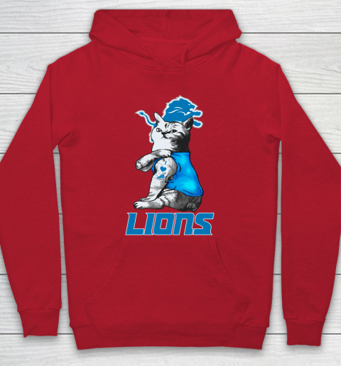 NFL Football My Cat Loves Detroit Lions Hoodie 7