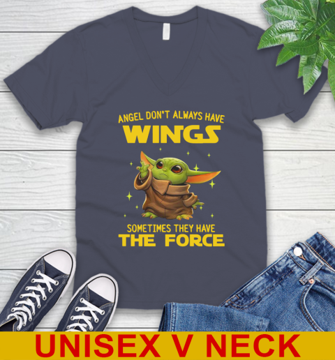 Baby Yoda Angel Don't Always Have Wings They Have The Force Shirt 53