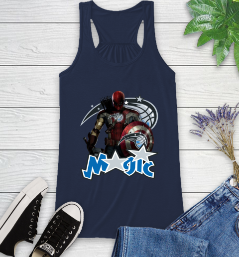 Philadelphia 76ers NBA Basketball Captain America Thor Spider Man Hawkeye Avengers Racerback Tank 10