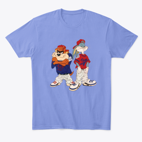 2blo bugs and taz kriss kross tshirt classic t shirt 2 front violet