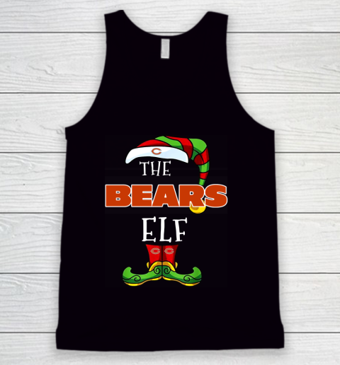 Chicago Bears Christmas ELF Funny NFL Tank Top
