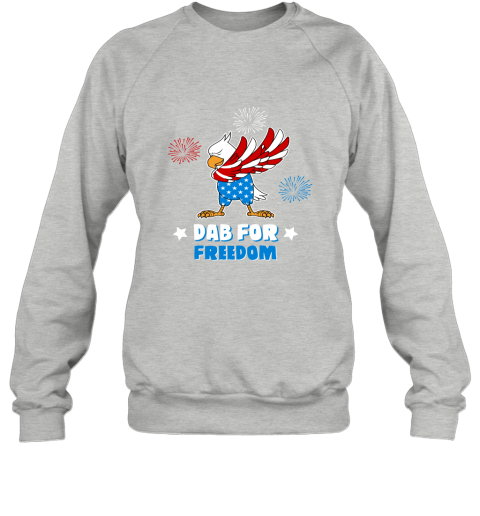 Bald Eagle American Dab For Freedom 4th Of July Sweatshirt