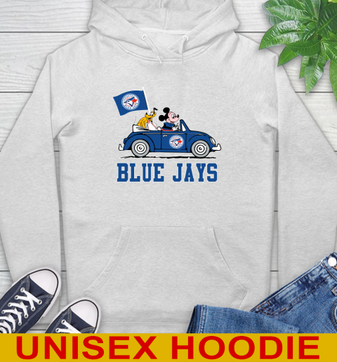 MLB Baseball Toronto Blue Jays Pluto Mickey Driving Disney Shirt Hoodie
