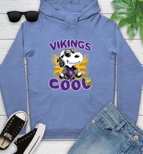 NFL Football Minnesota Vikings Cool Snoopy Shirt Youth Hoodie 11