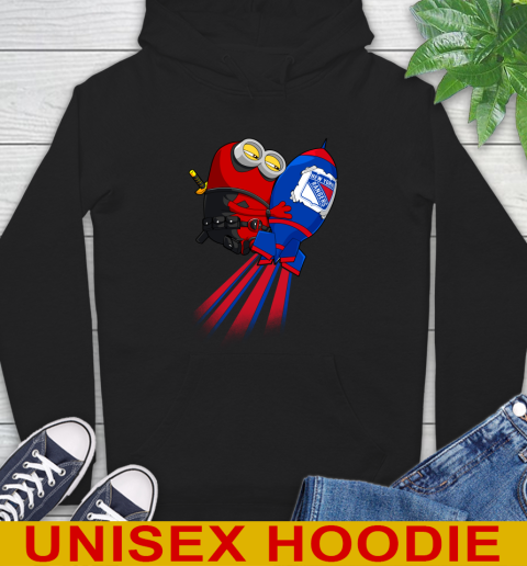NHL Hockey New York Rangers Deadpool Minion Marvel Shirt Hoodie