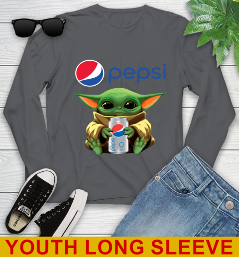 Star Wars Baby Yoda Hugs Diet Pepsi Soft Drink Shirt 130