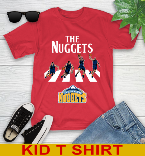 NBA Basketball Denver Nuggets The Beatles Rock Band Shirt Youth T-Shirt 11