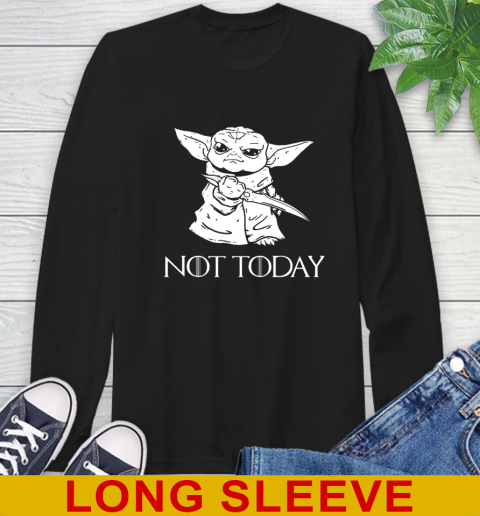 Not Today Game Of Thrones Star Wars Baby Yoda Shirt 55