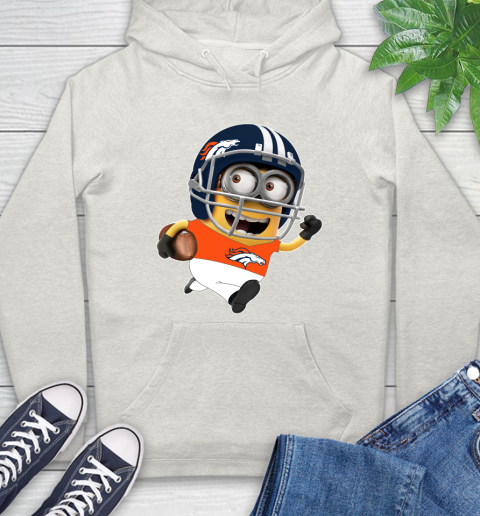 NFL Denver Broncos Minions Disney Football Sports Hoodie 12